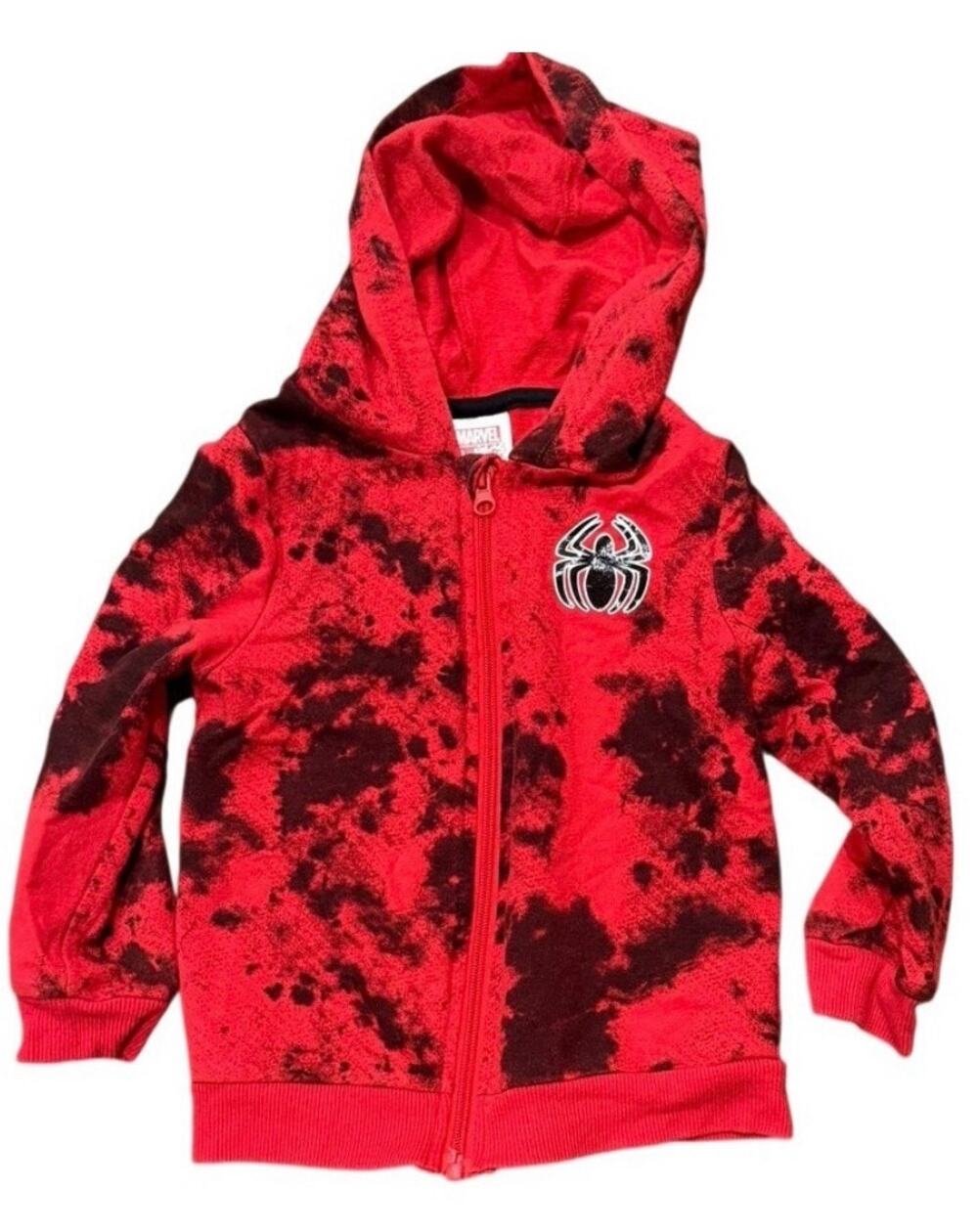 Marvel Spider-Man Tie Dye Zip Hoodie Boys 4T